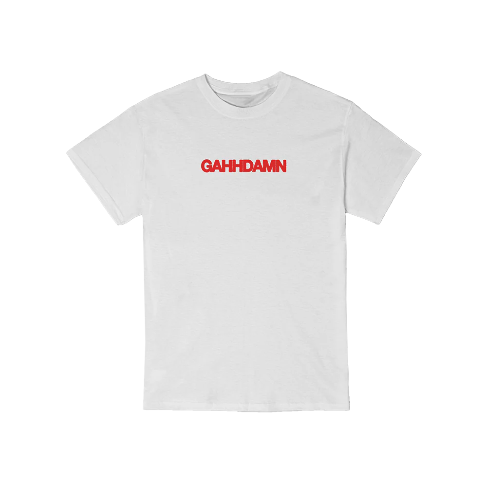 Chase Shakur: Gahhdamn White T-Shirt