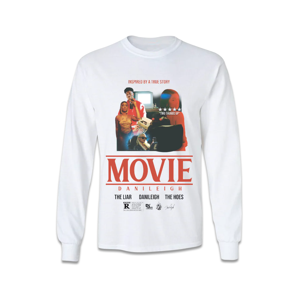 DaniLeigh: Movie White Longsleeve