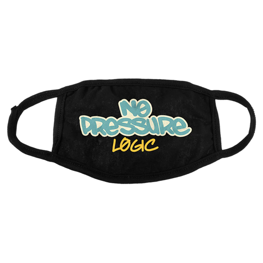 Logic: NO PRESSURE BLACK CLOTH LIMITED EDITION FACE COVERING