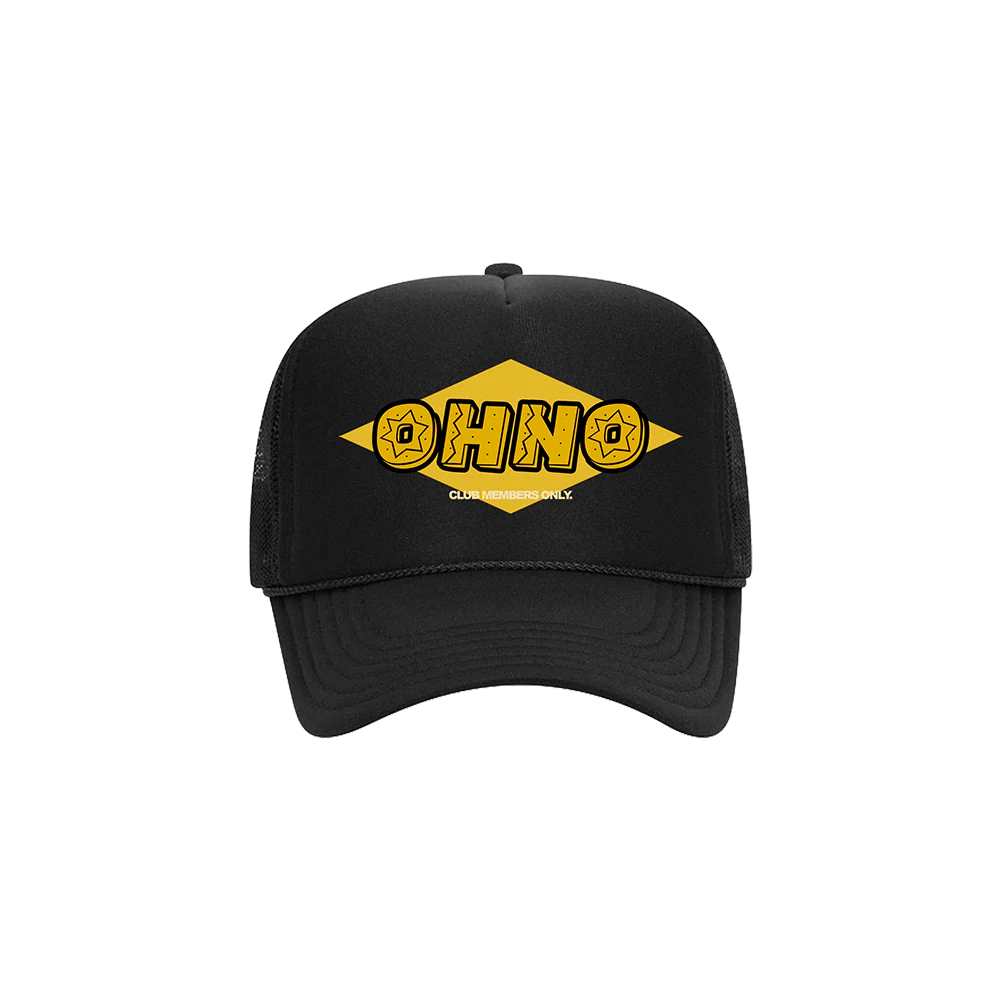 OHNO: Club Members Only Black Trucker Hat