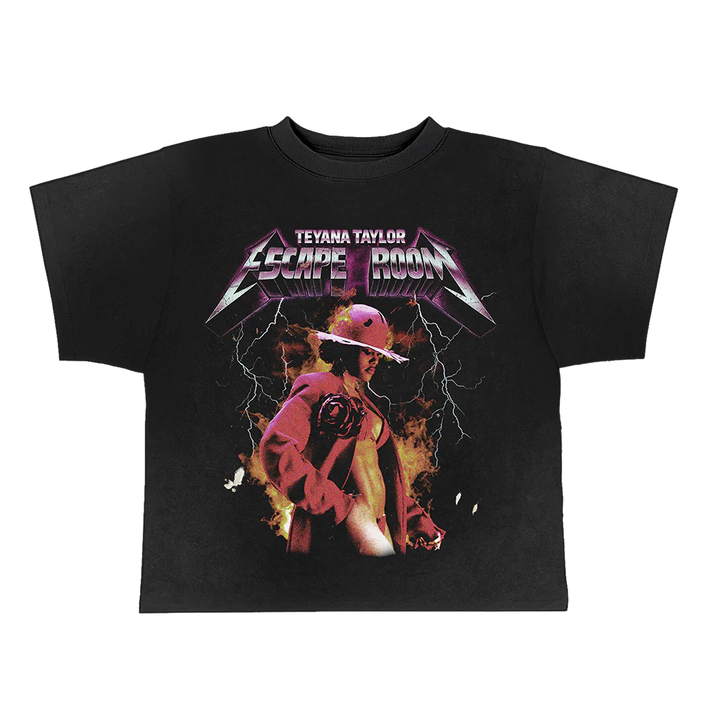 Pink Metal Tee In Potassium