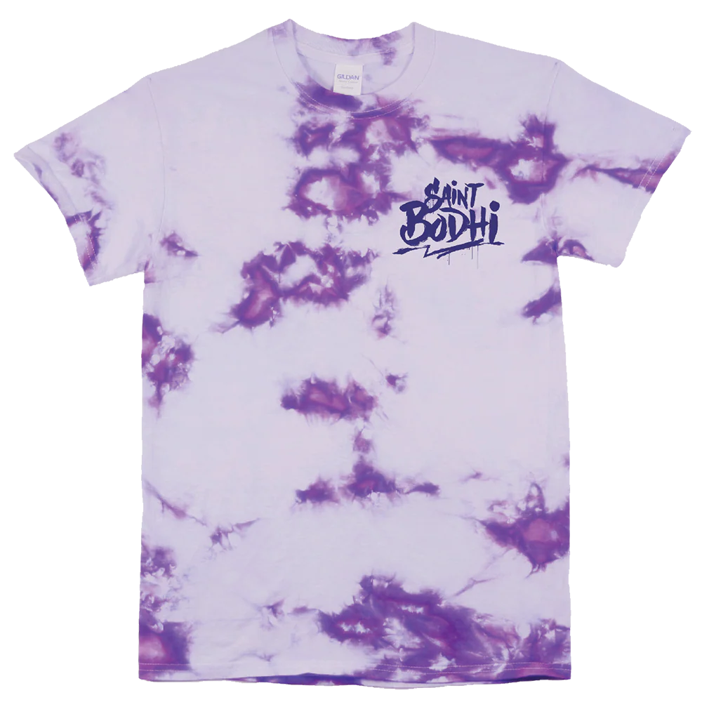 Saint Bodhi: Purple Tie Dye Saint Bodhi T-Shirt