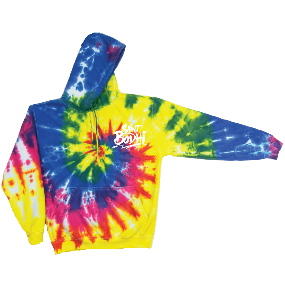 Saint Bodhi: Rainbow Tie Dye Saint Bodhi Hoodie