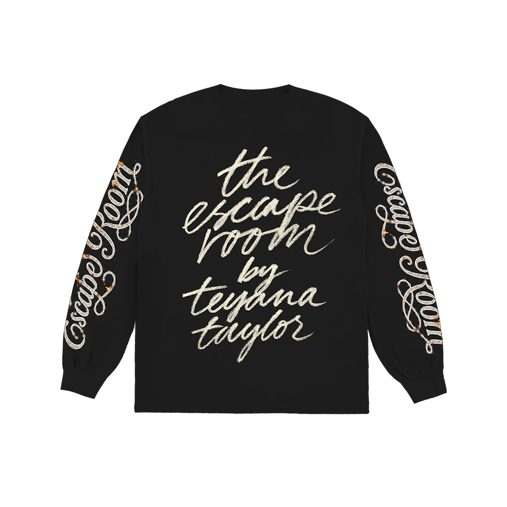 Script Longsleeve In Black - Image 2