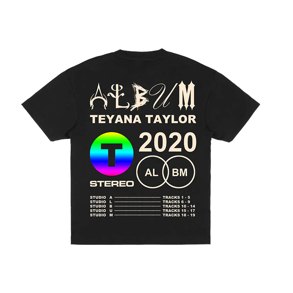 Teyana Taylor: Vinyl Record Black T-Shirt - Image 2