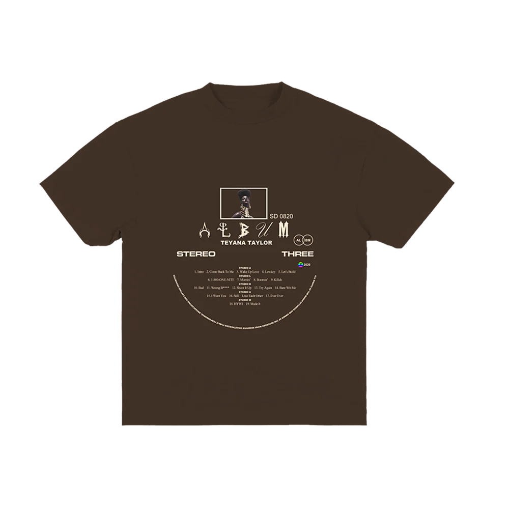 Teyana Taylor: Vinyl Record Brown T-Shirt