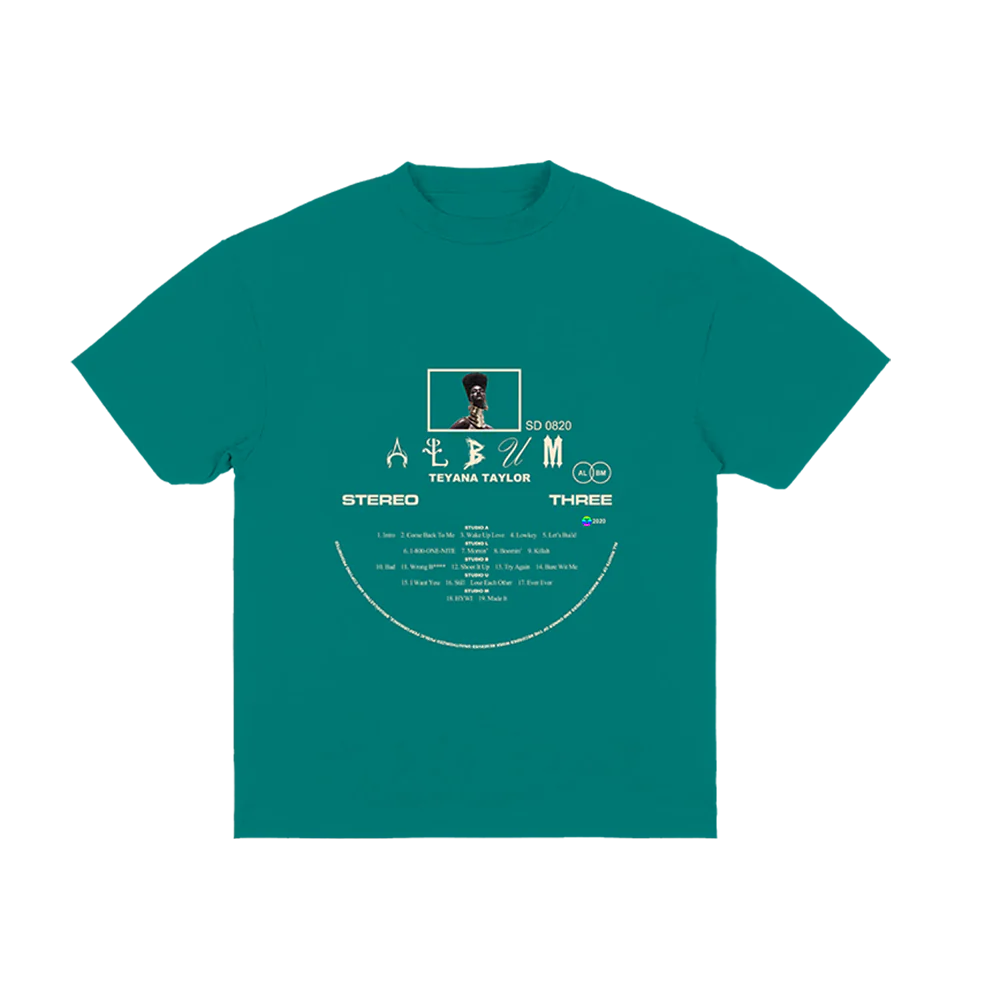 Teyana Taylor: Vinyl Record Turquoise T-Shirt