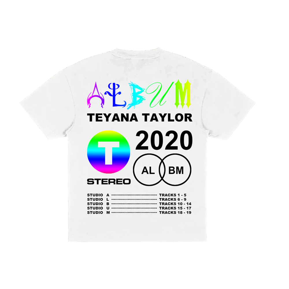 Teyana Taylor: Vinyl Record White T-Shirt - Image 2